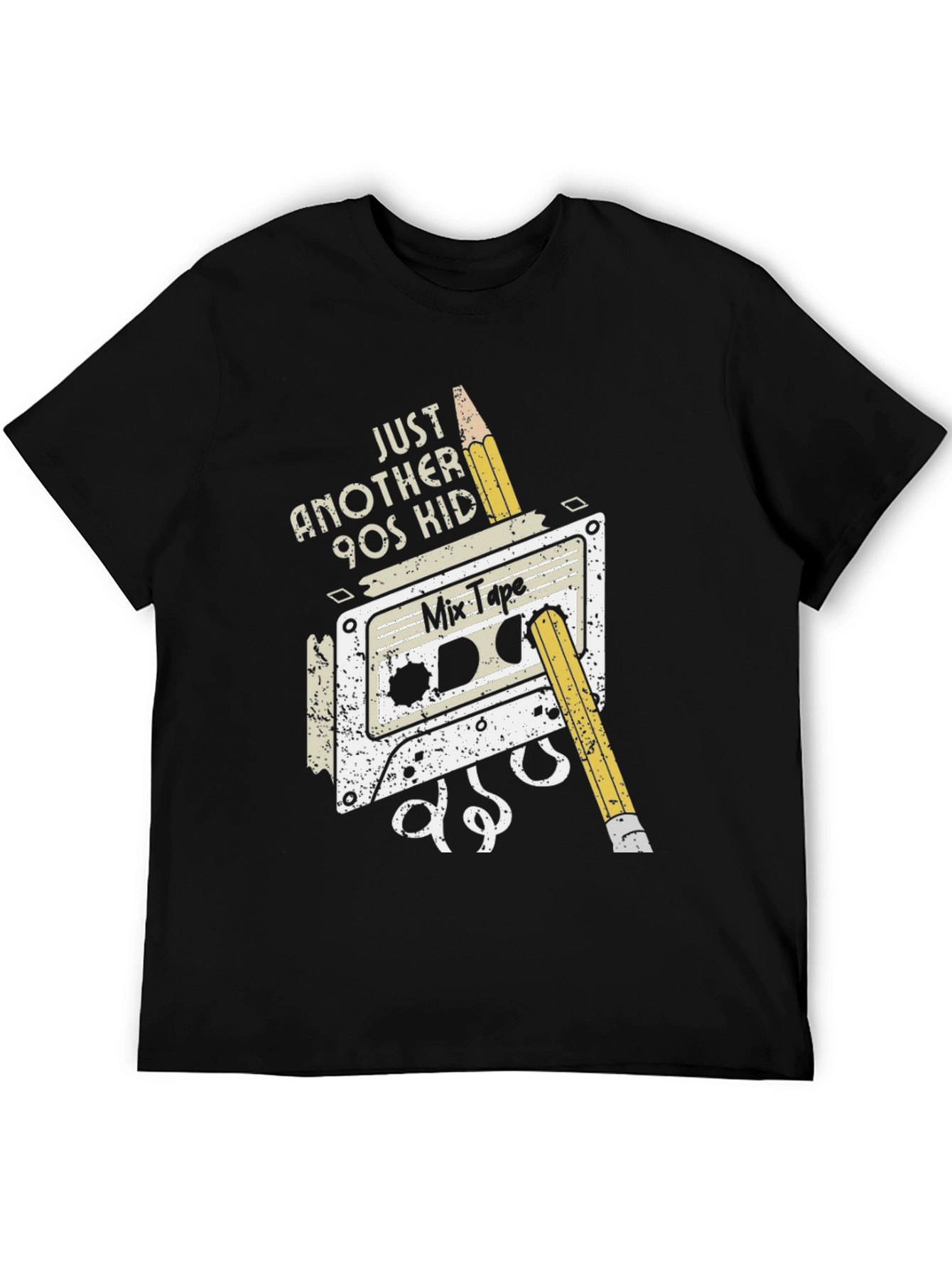 Just Another 90s Kid Black T-Shirt