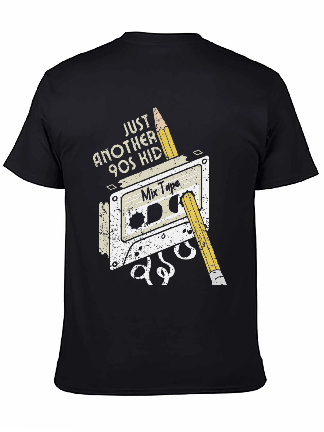 Just Another 90s Kid Black T-Shirt