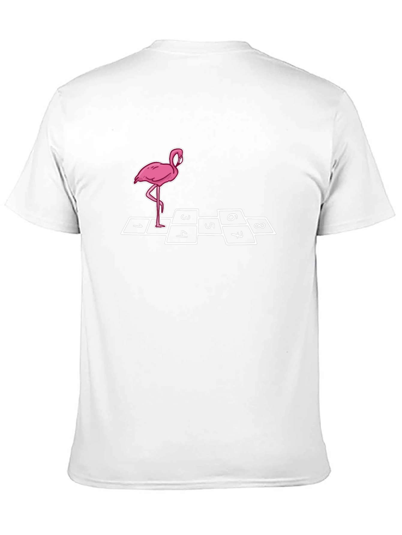 Fun Flamingo Hopscotch Graphic Tee