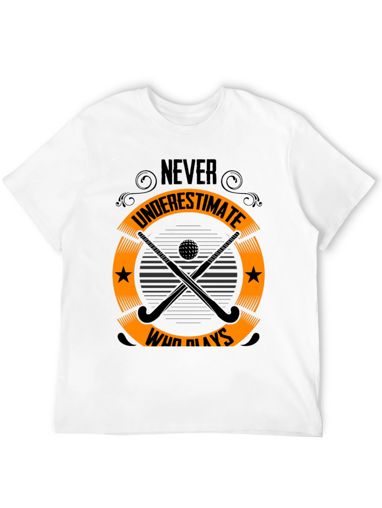 Never Underestimate Hockey Player T-Shirt