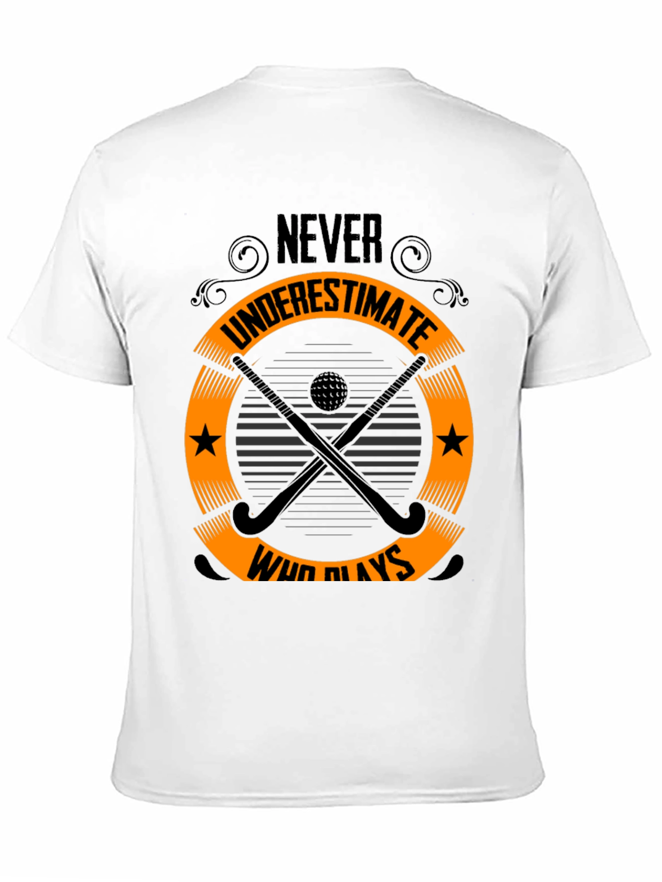 Never Underestimate Hockey Player T-Shirt