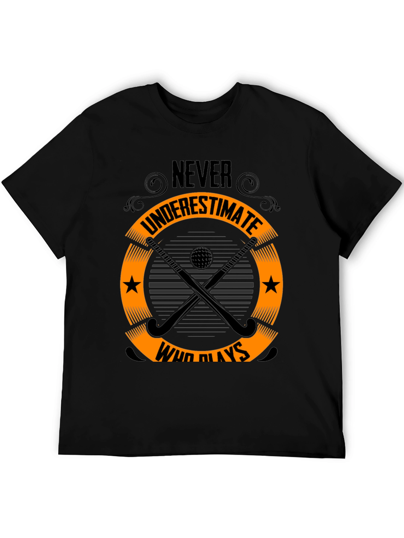 Never Underestimate Hockey Player T-Shirt