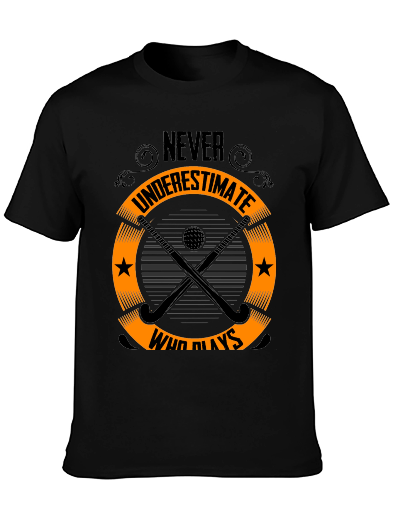 Never Underestimate Hockey Player T-Shirt