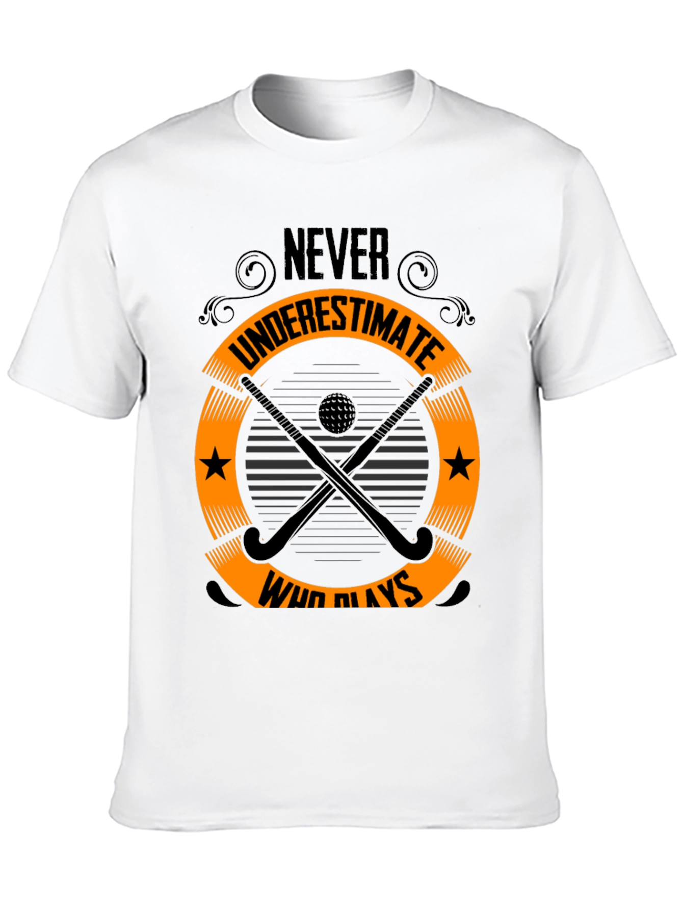 Never Underestimate Hockey Player T-Shirt