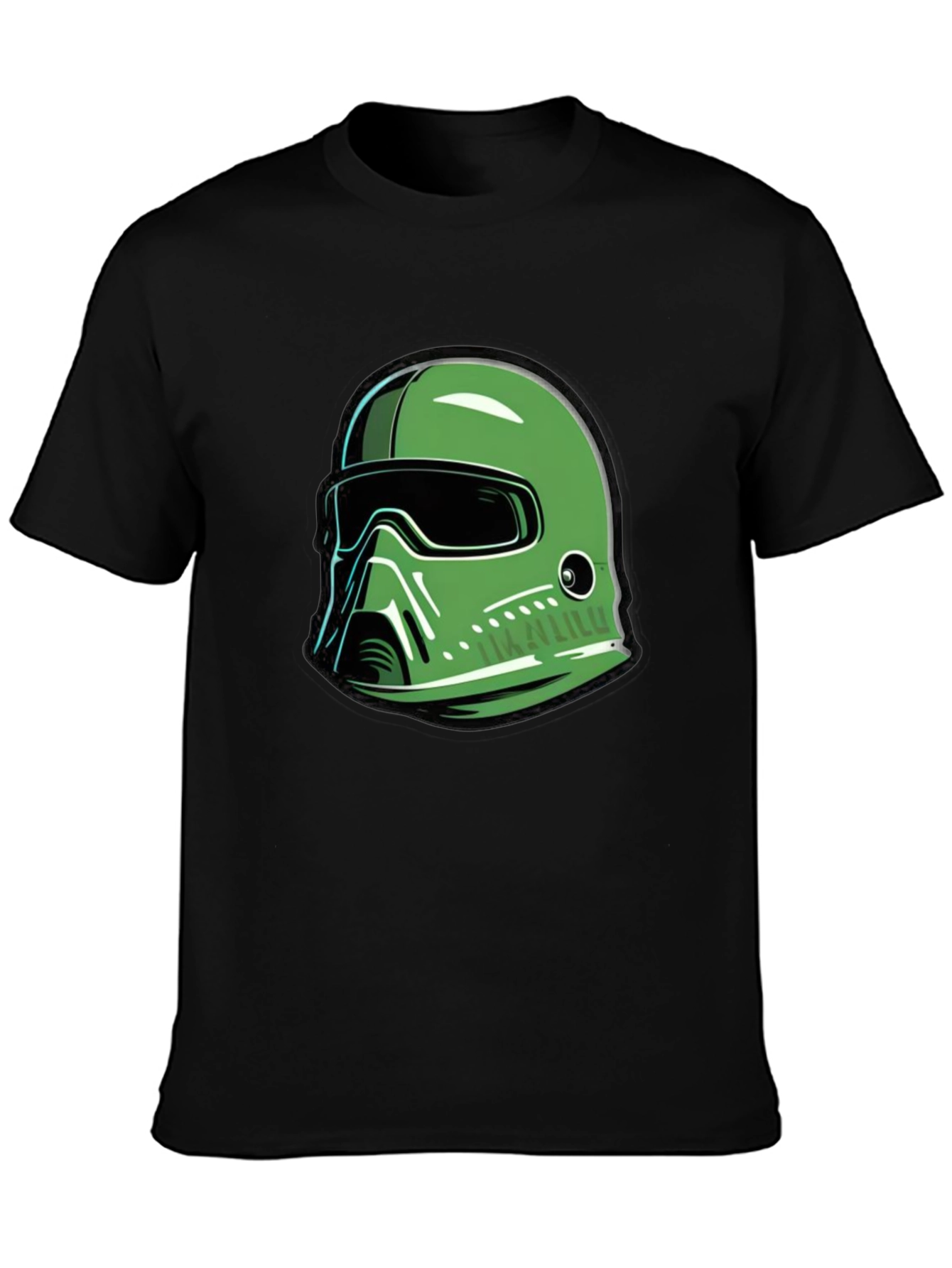 Green Helmet Graphic T-Shirt