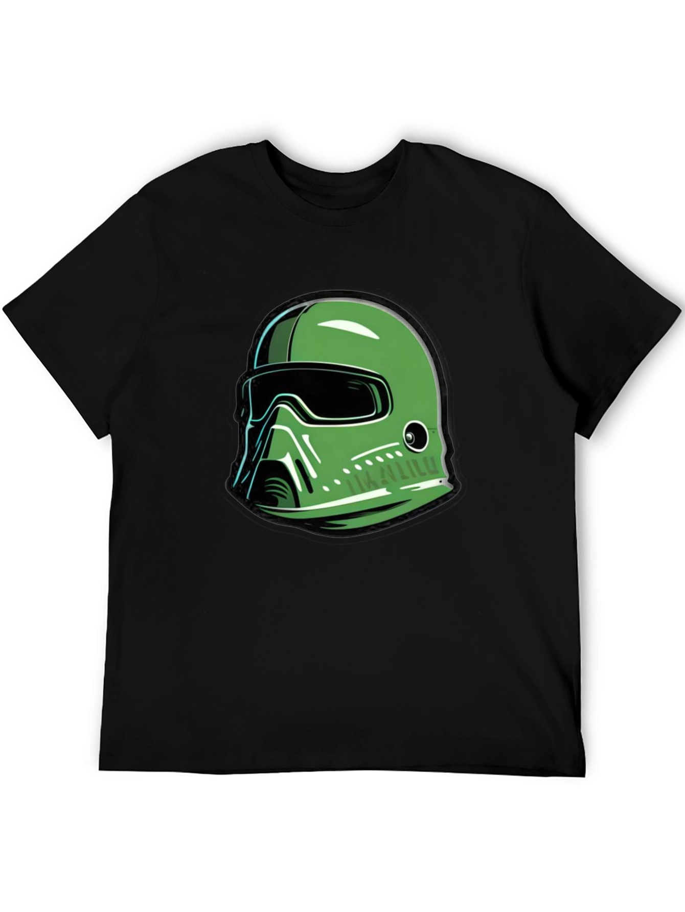 Green Helmet Graphic T-Shirt