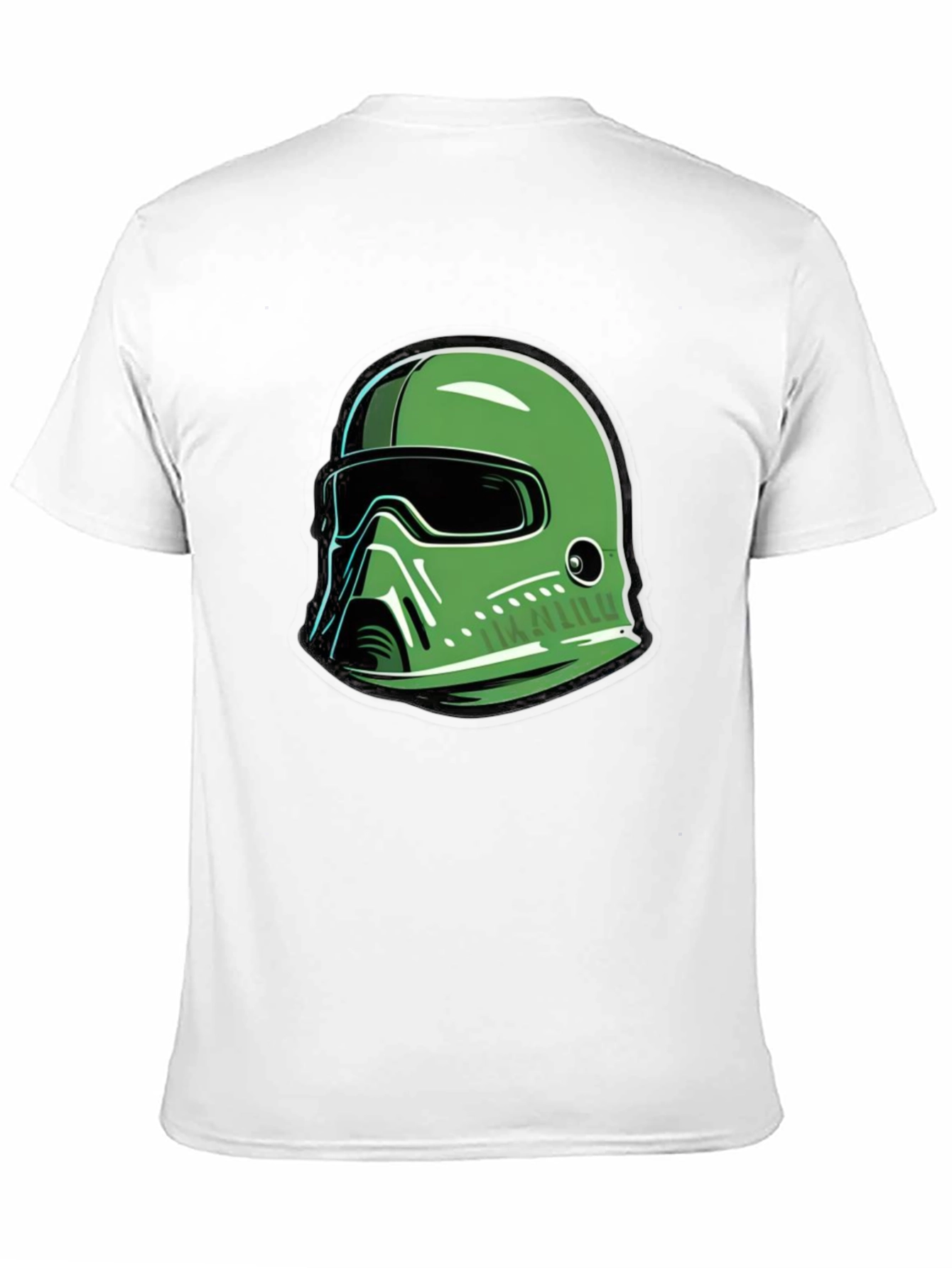 Green Helmet Graphic T-Shirt