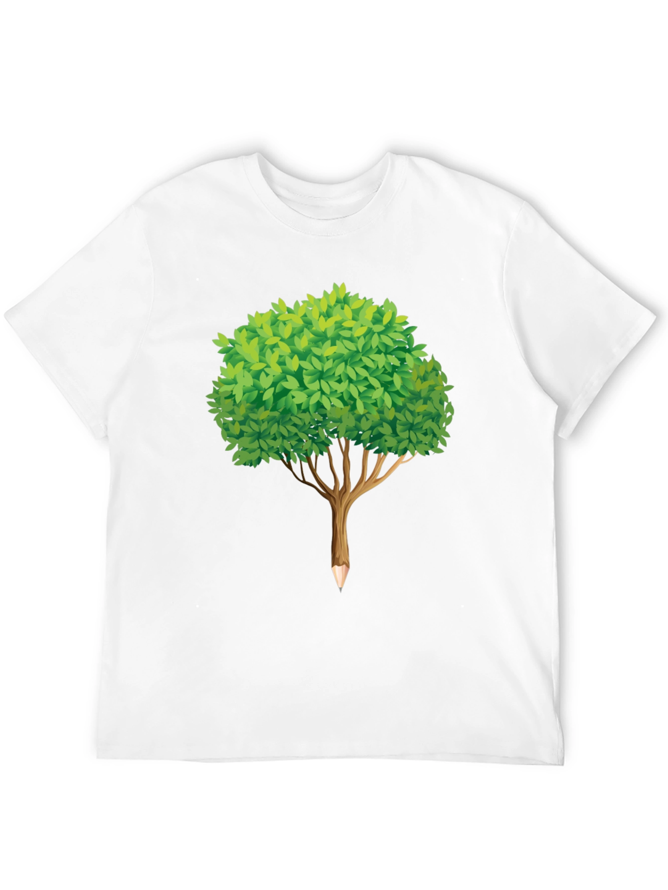 Tree Pencil Black T-Shirt