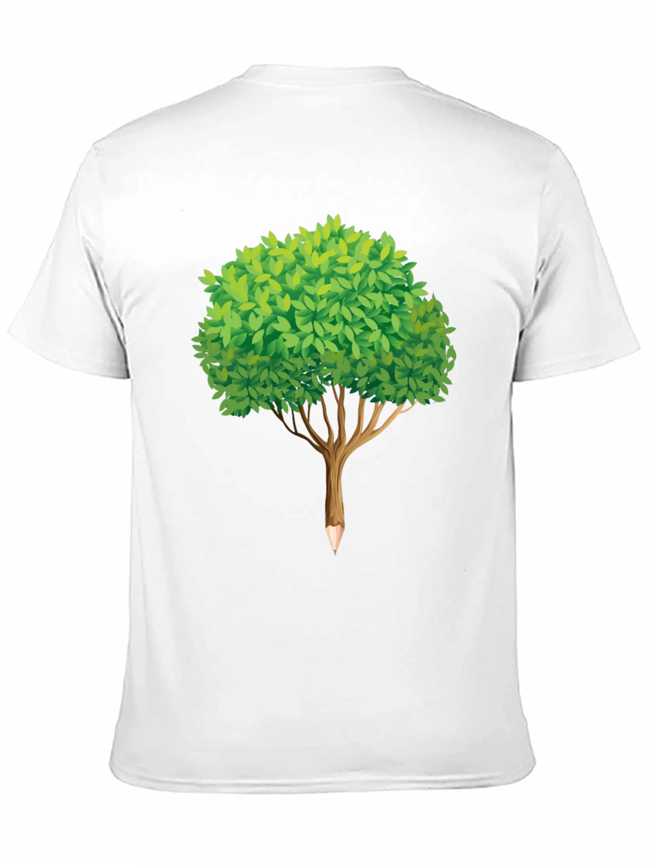 Tree Pencil Black T-Shirt