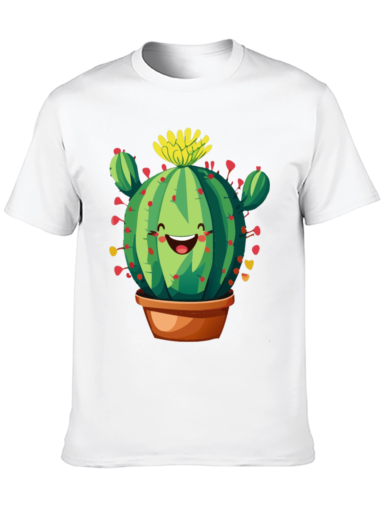 Cactus Graphic Black T-Shirt