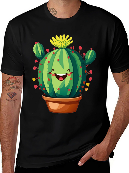 Cactus Graphic Black T-Shirt
