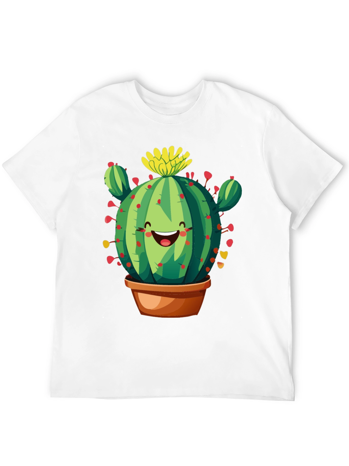Cactus Graphic Black T-Shirt