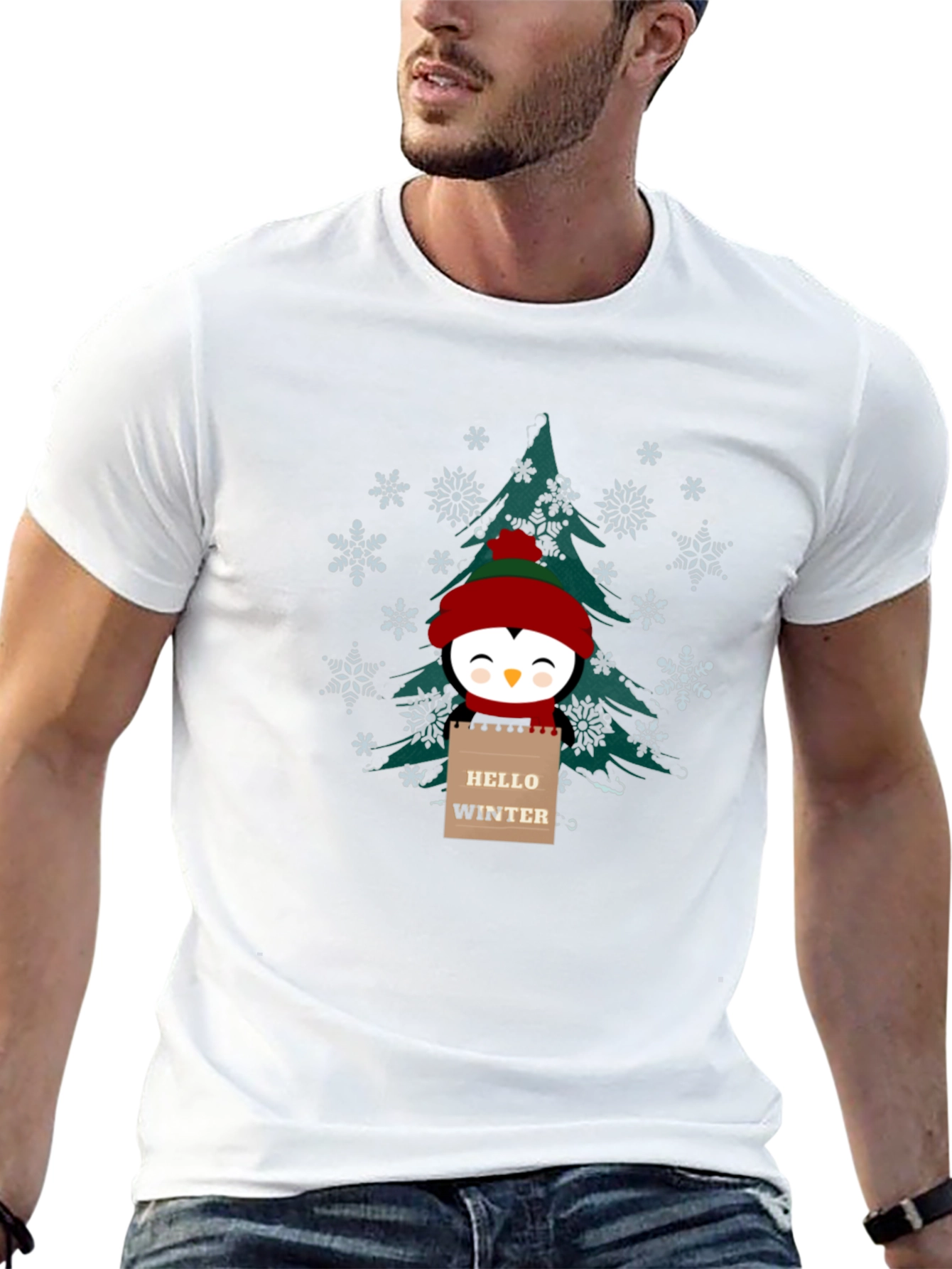 Winter Penguin Graphic Tee