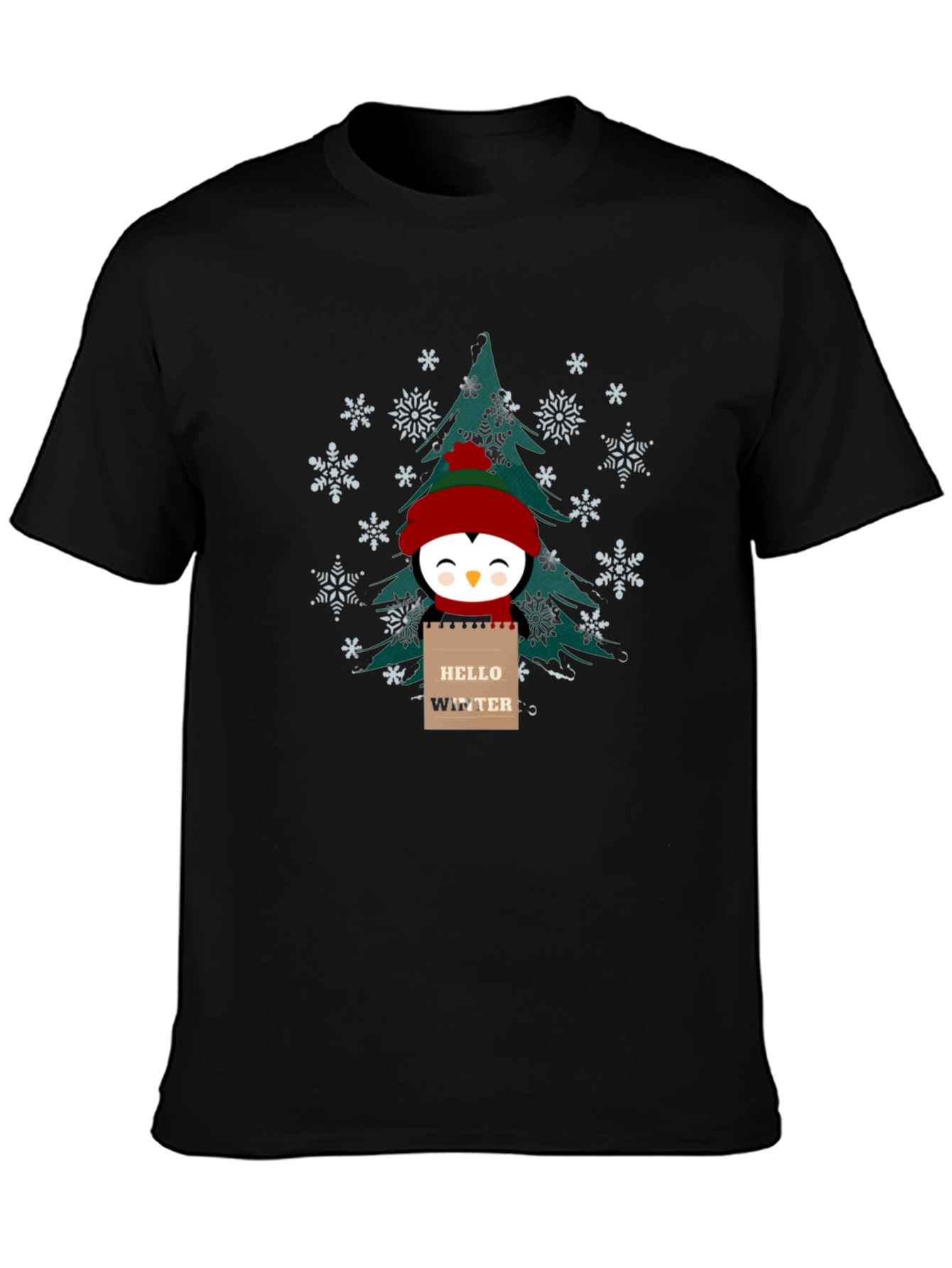 Winter Penguin Graphic Tee