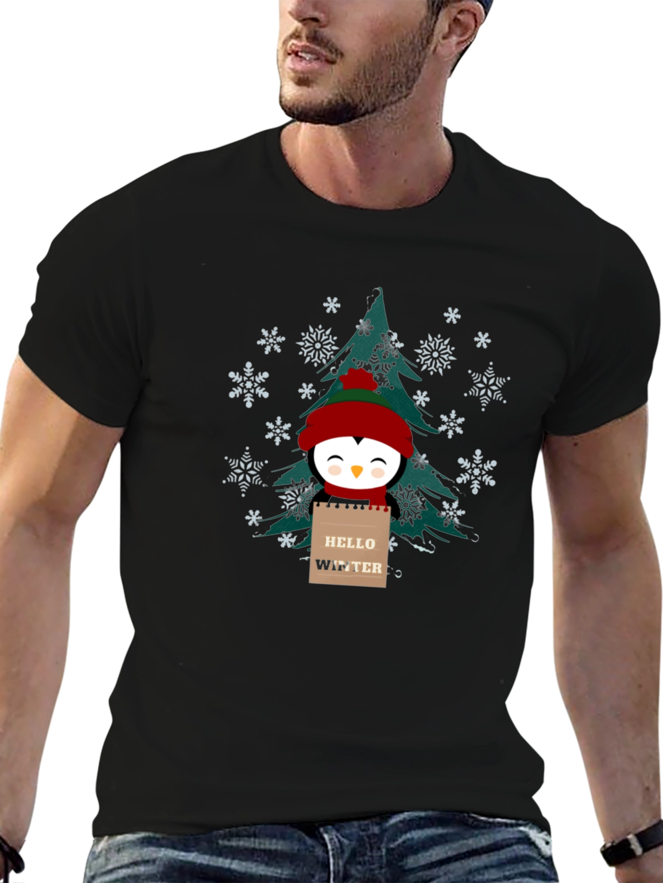 Winter Penguin Graphic Tee