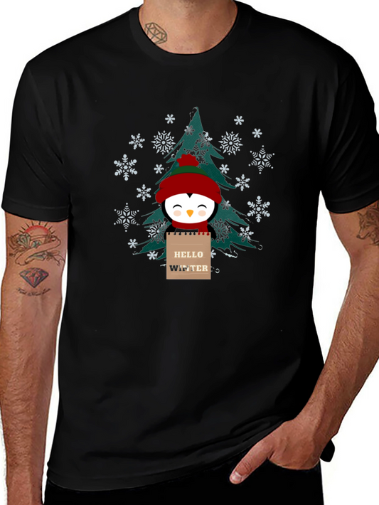 Winter Penguin Graphic Tee