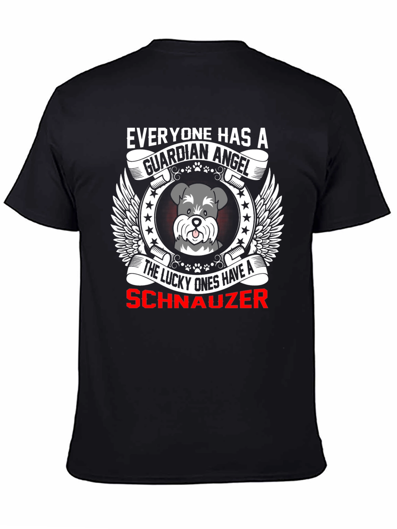 Guardian Angel Schnauzer T-Shirt