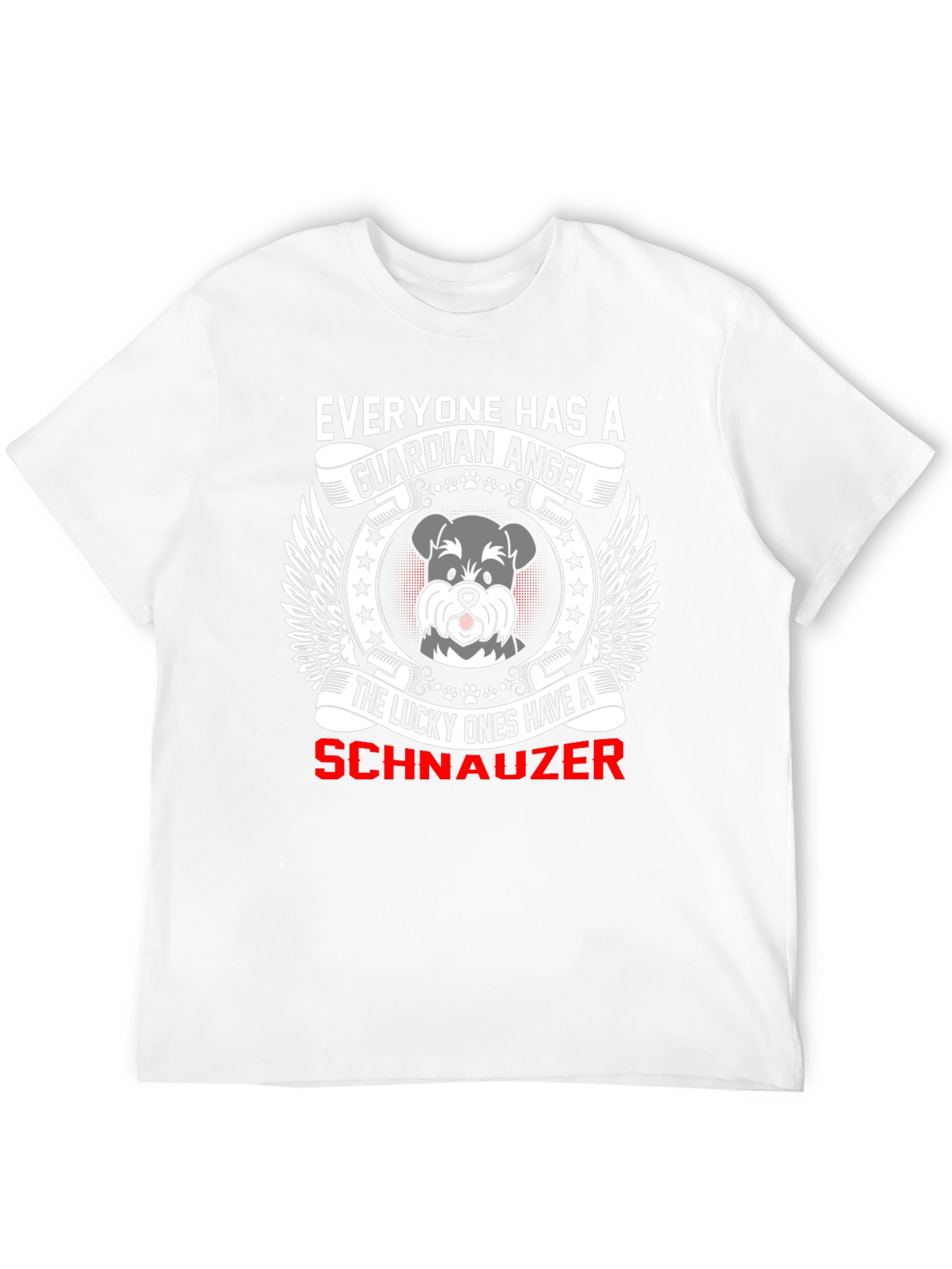 Guardian Angel Schnauzer T-Shirt