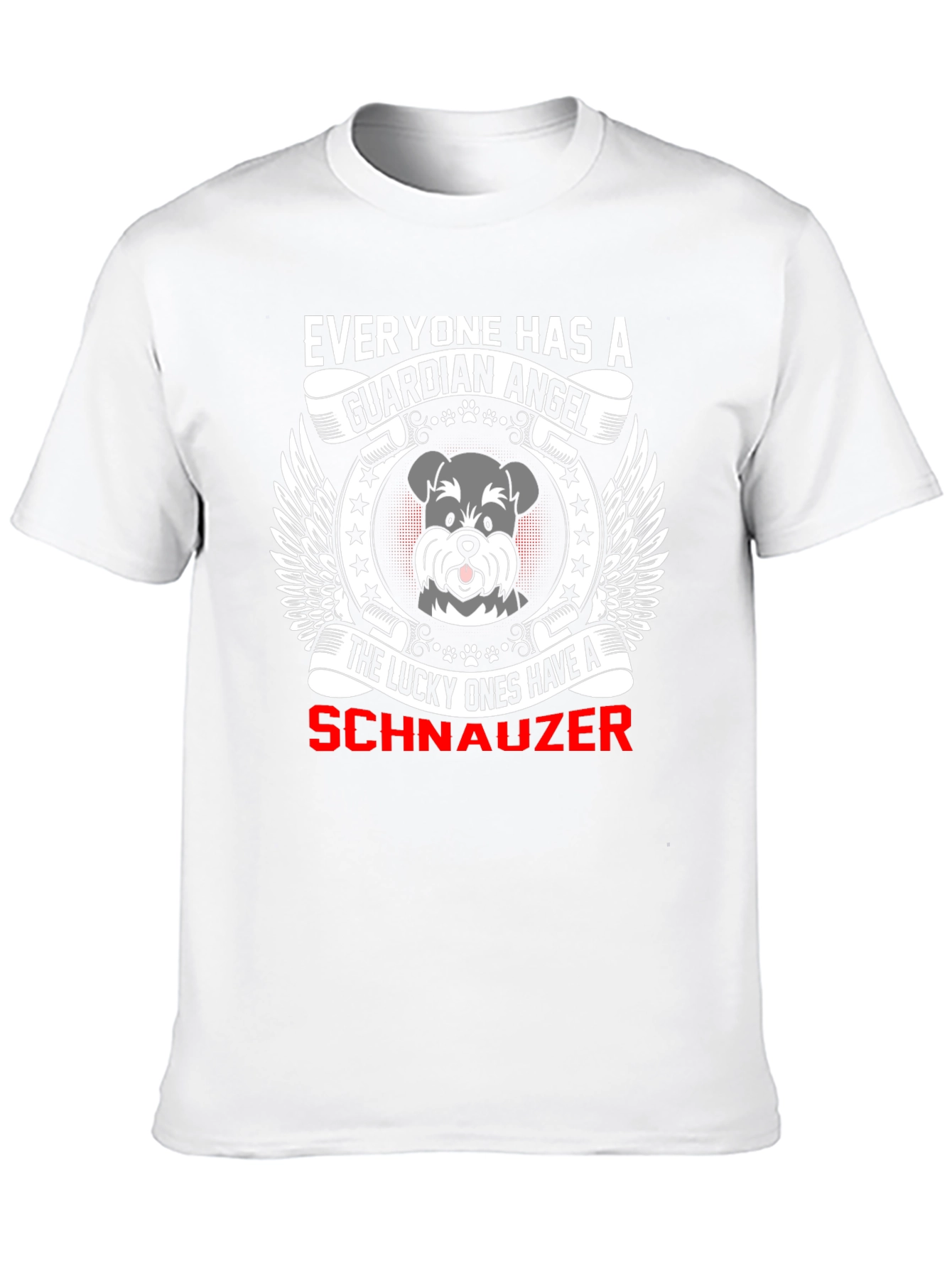 Guardian Angel Schnauzer T-Shirt