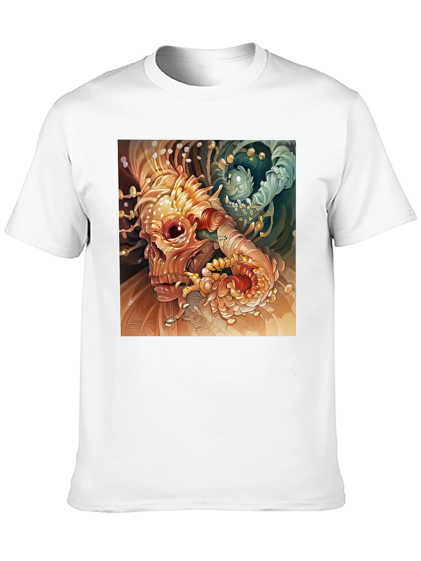 Skull Art Graphic Tee - Unique Design