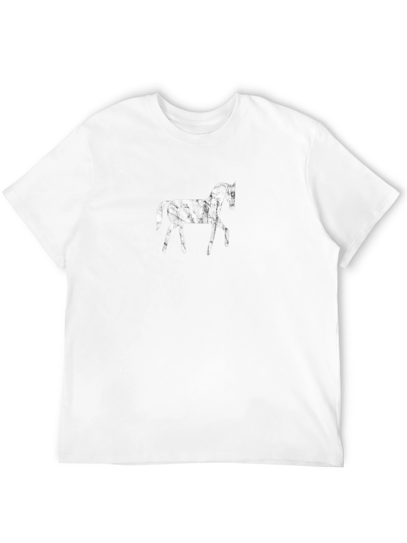 Black Horse Graphic Tee - Stylish Casual Wear
