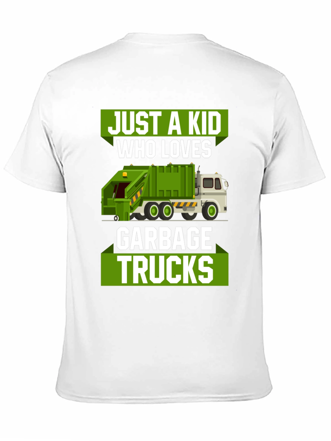 Just a Kid Who Loves Garbage Trucks T-Shirt