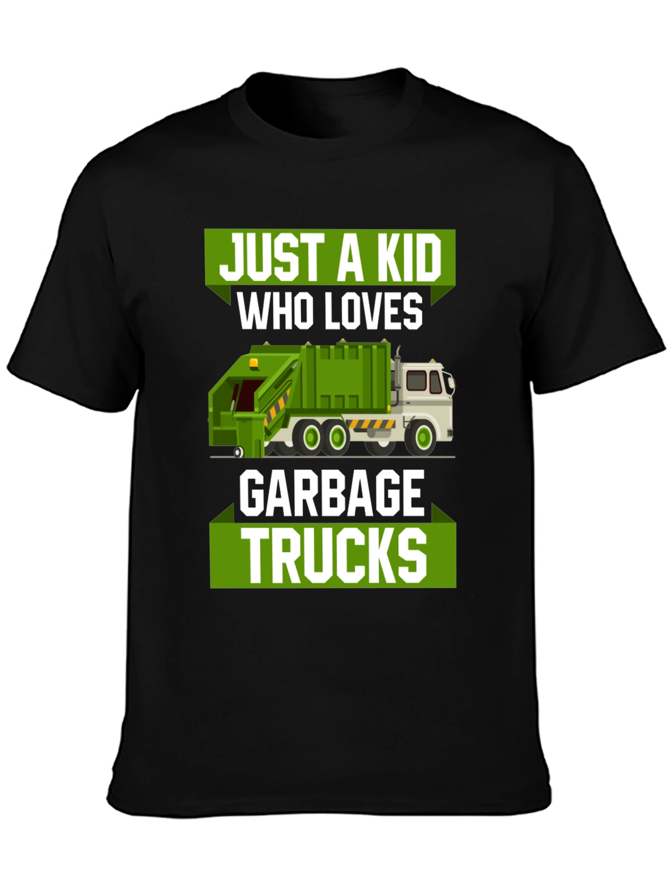 Just a Kid Who Loves Garbage Trucks T-Shirt