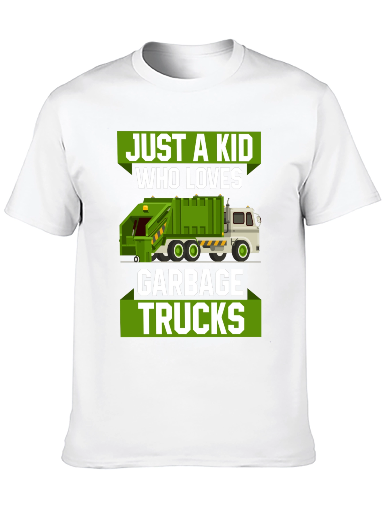 Just a Kid Who Loves Garbage Trucks T-Shirt