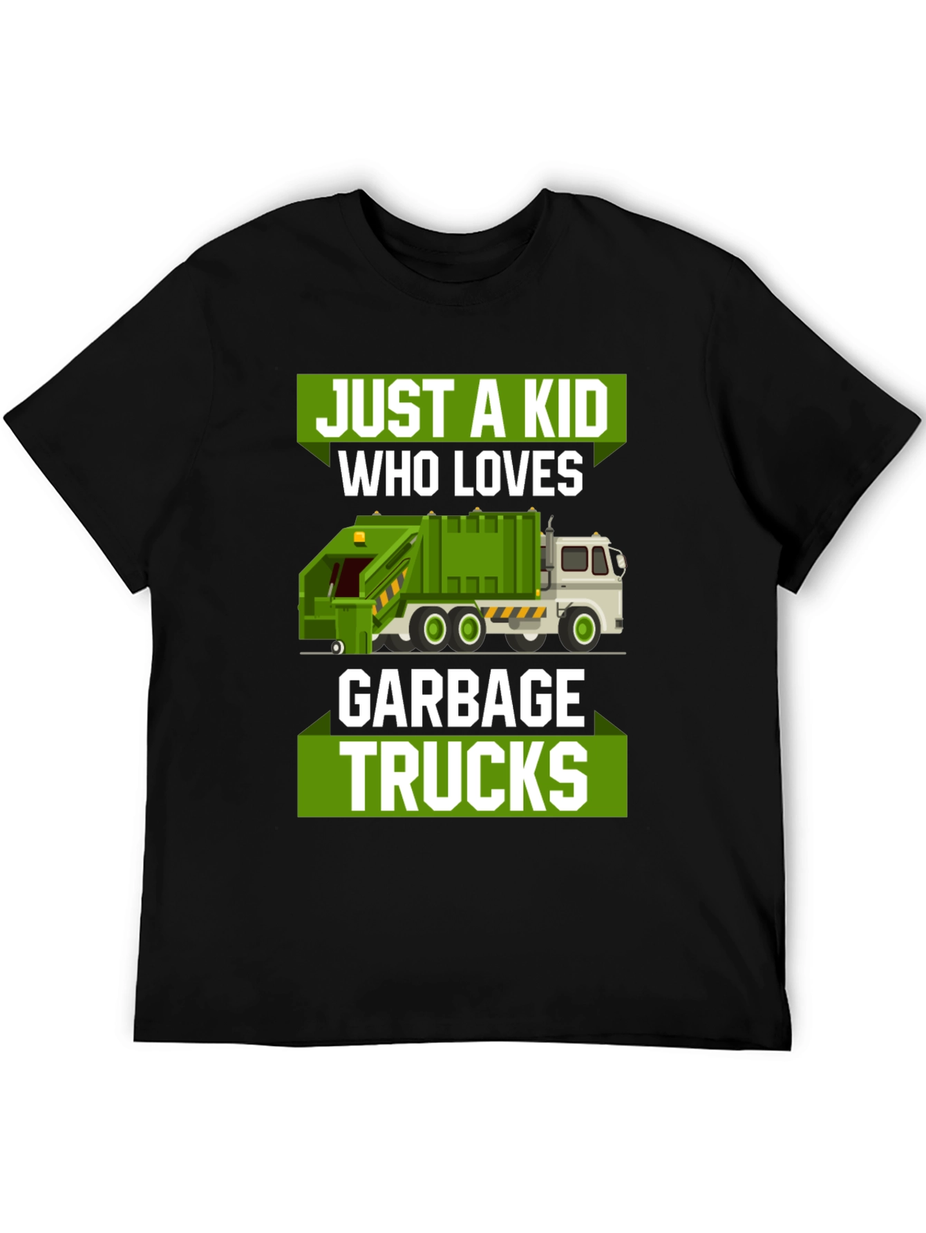 Just a Kid Who Loves Garbage Trucks T-Shirt
