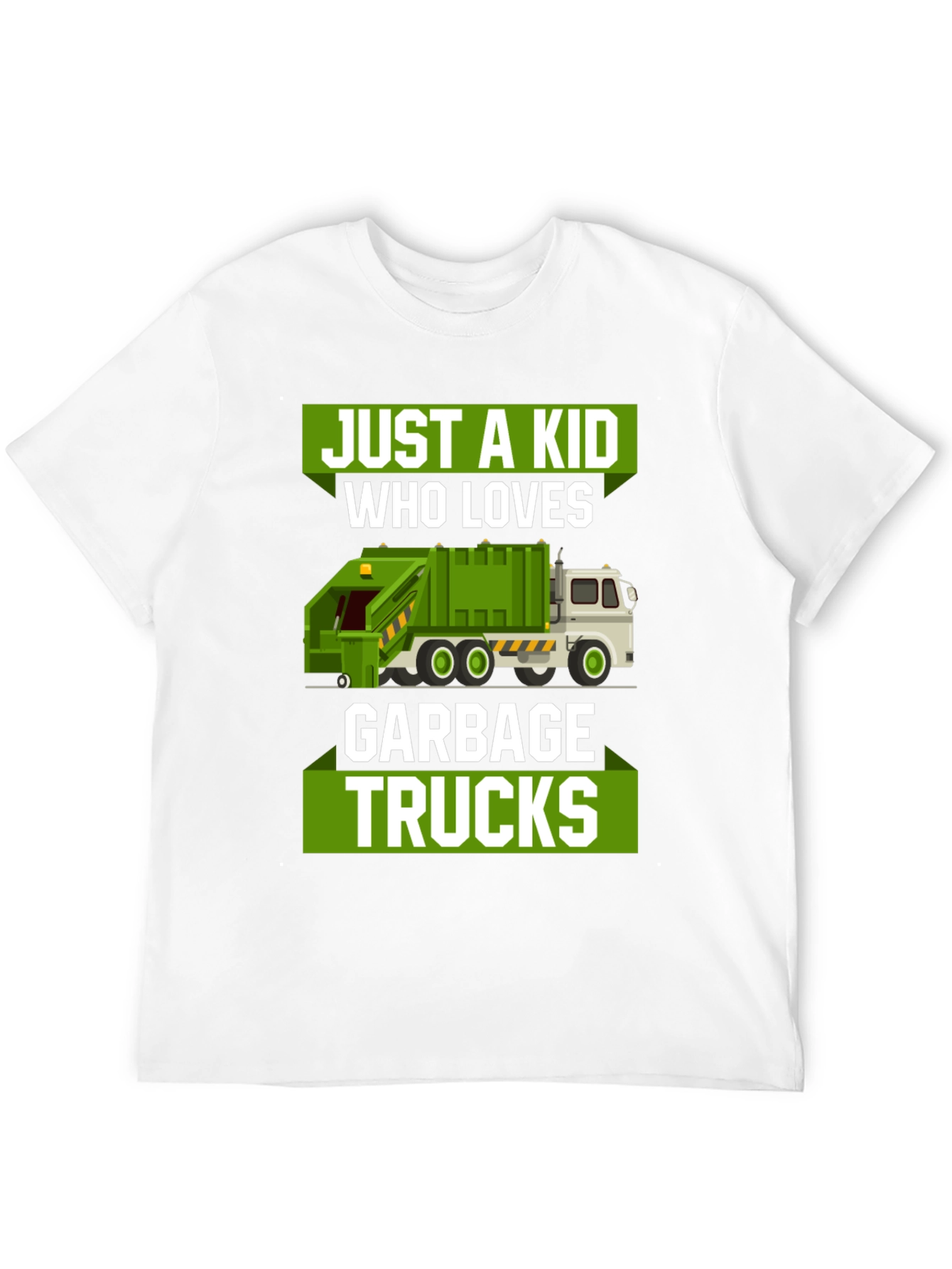 Just a Kid Who Loves Garbage Trucks T-Shirt