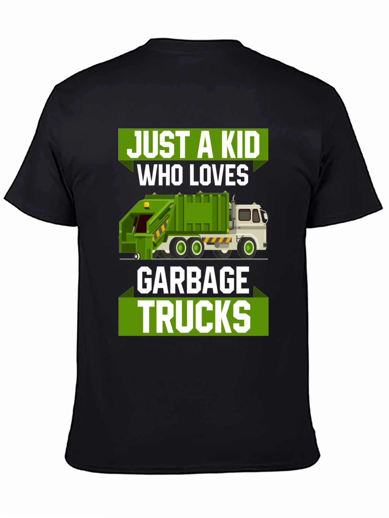 Just a Kid Who Loves Garbage Trucks T-Shirt