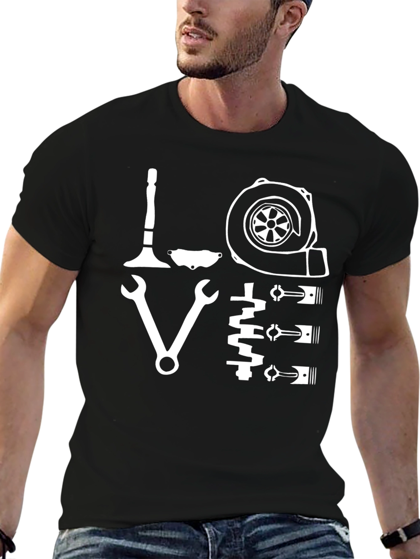 Love Cars Mechanic T-Shirt - Auto Enthusiast