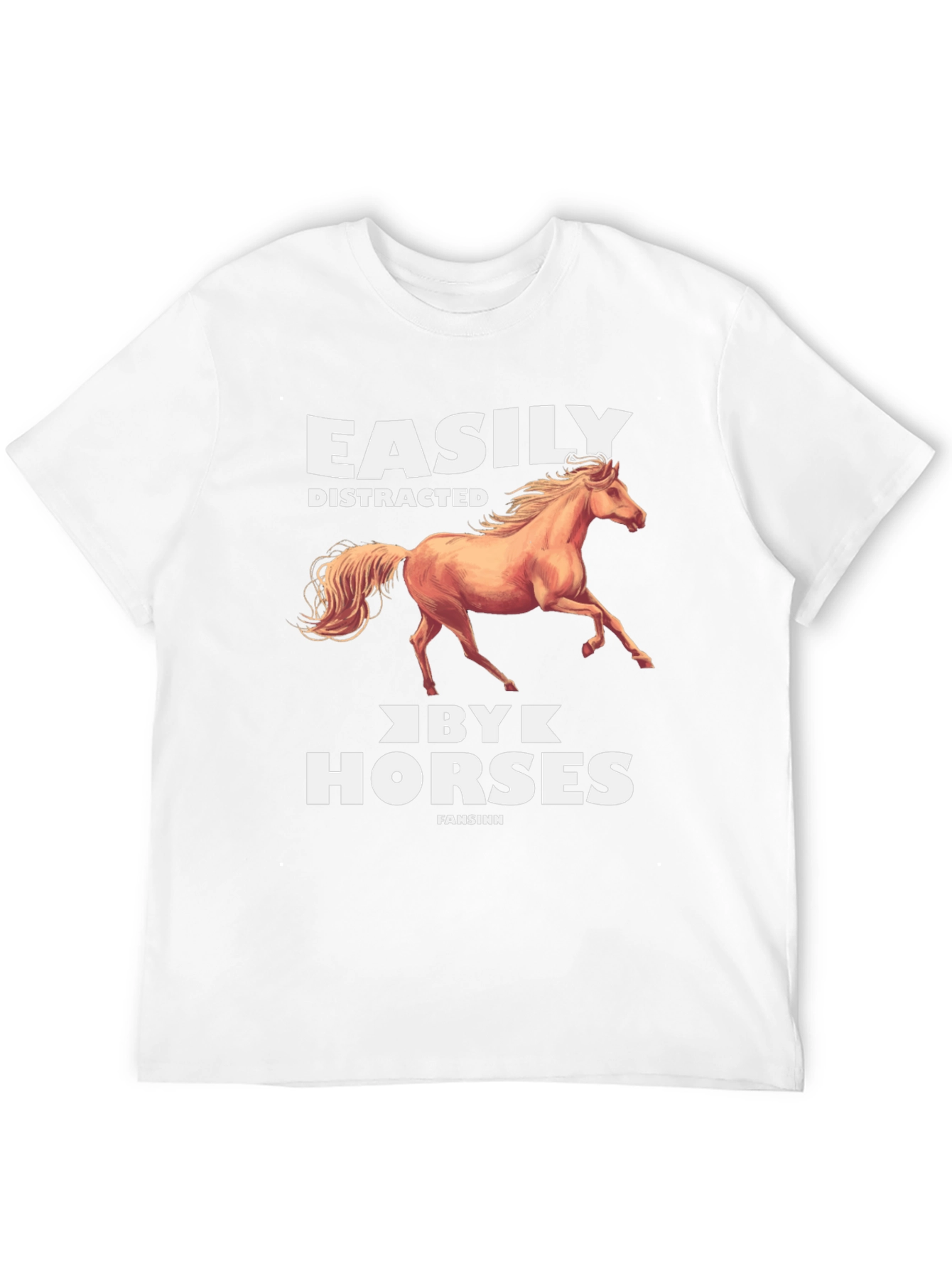 Easily Distracted by Horses Graphic Tee