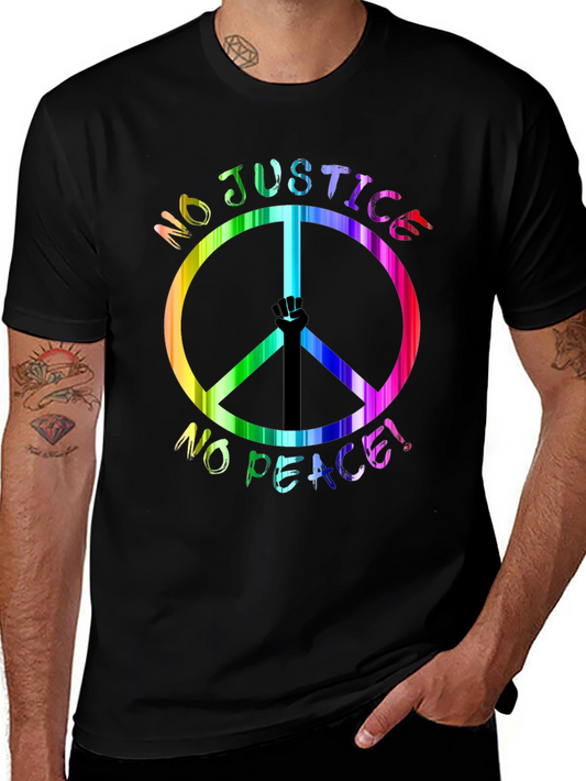 Peace & Justice Rainbow Tee