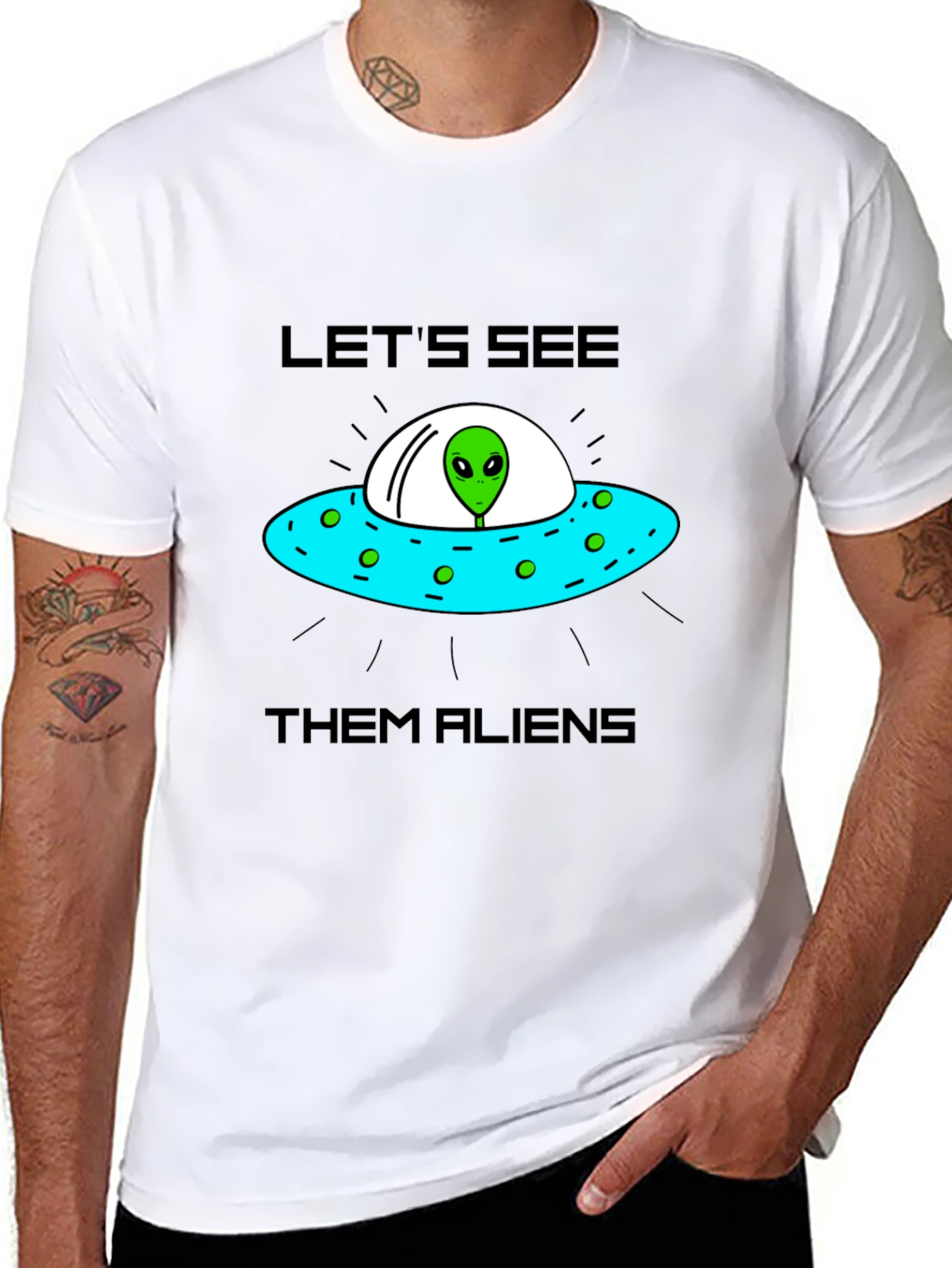 Lets See Them Aliens Graphic Tee