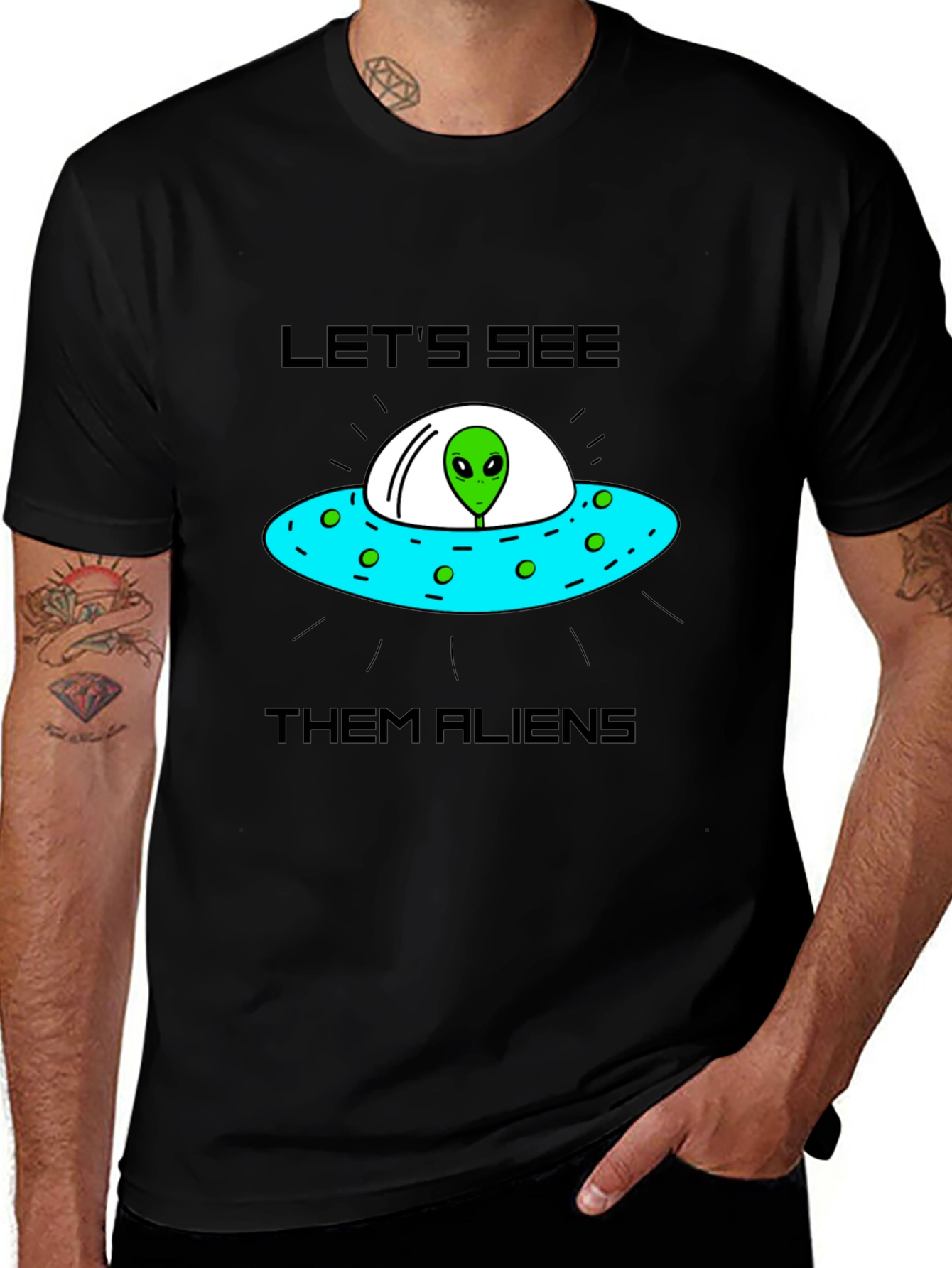 Lets See Them Aliens Graphic Tee