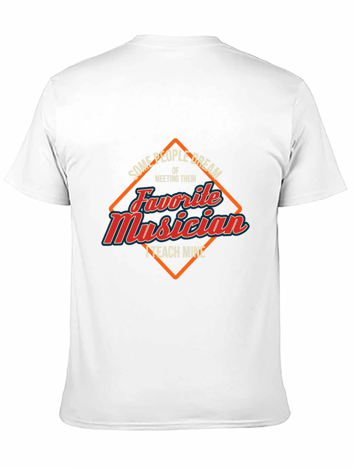 Musician Teacher Graphic Tee - Black Cotton T-Shirt