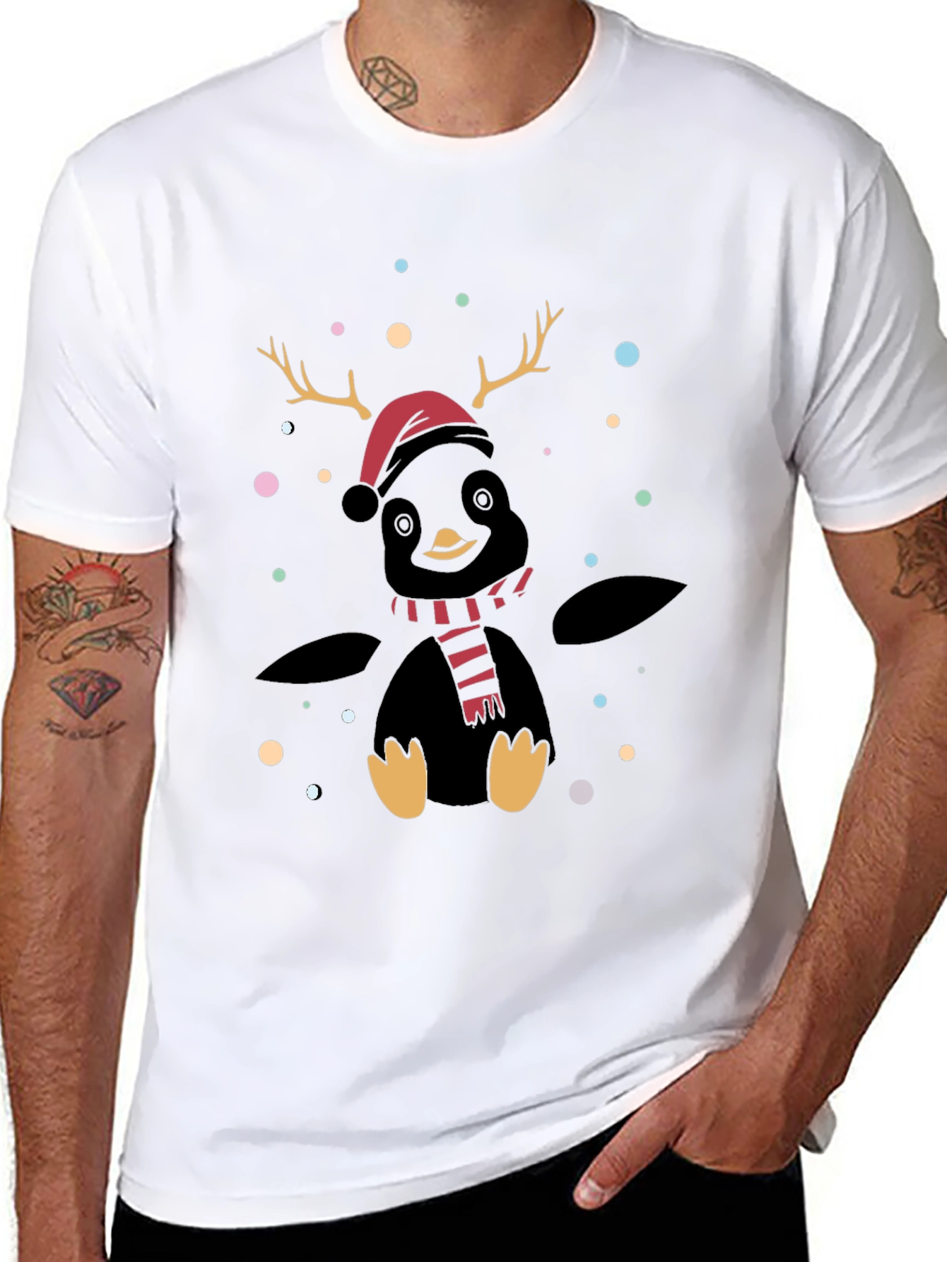 Holiday Panda Graphic Tee