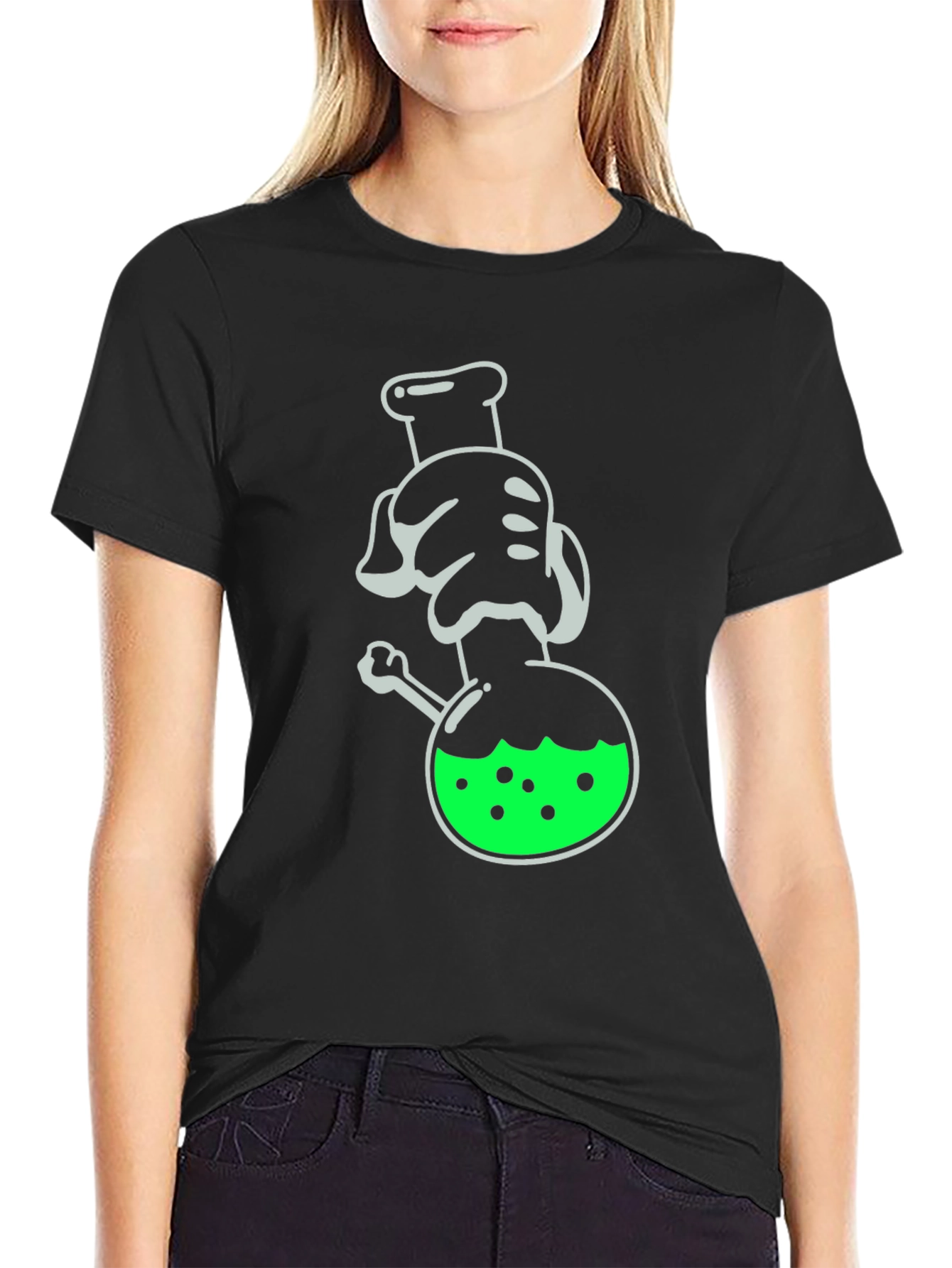 Mad Scientist Cartoon T-Shirt