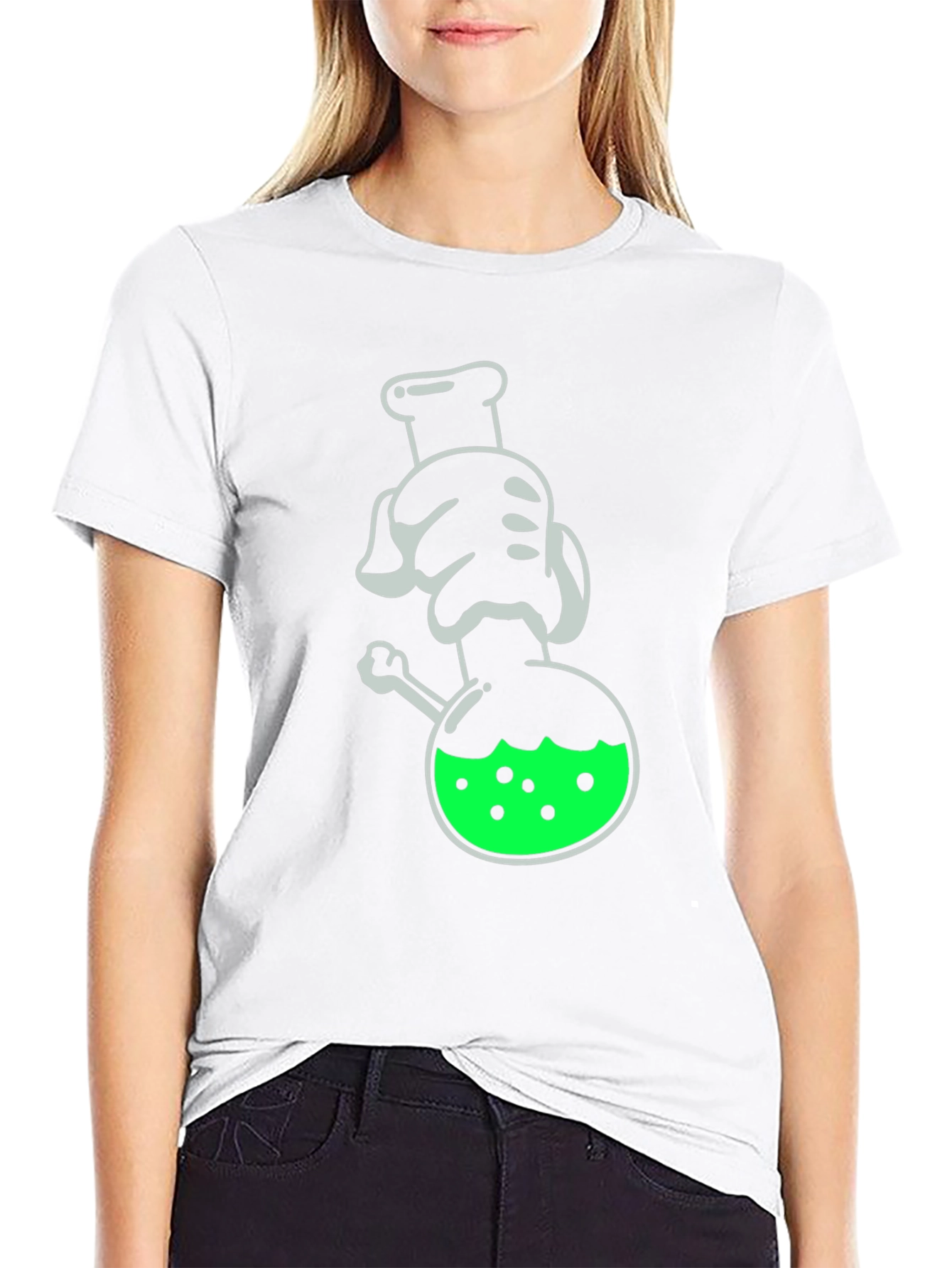 Mad Scientist Cartoon T-Shirt
