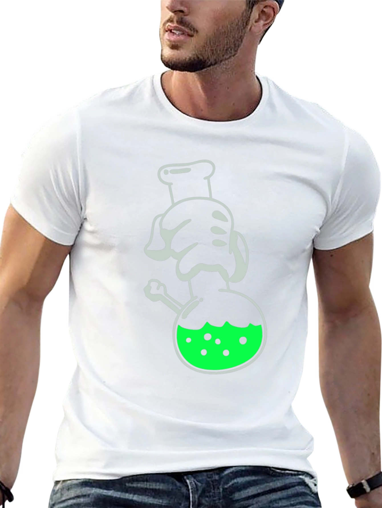 Mad Scientist Cartoon T-Shirt