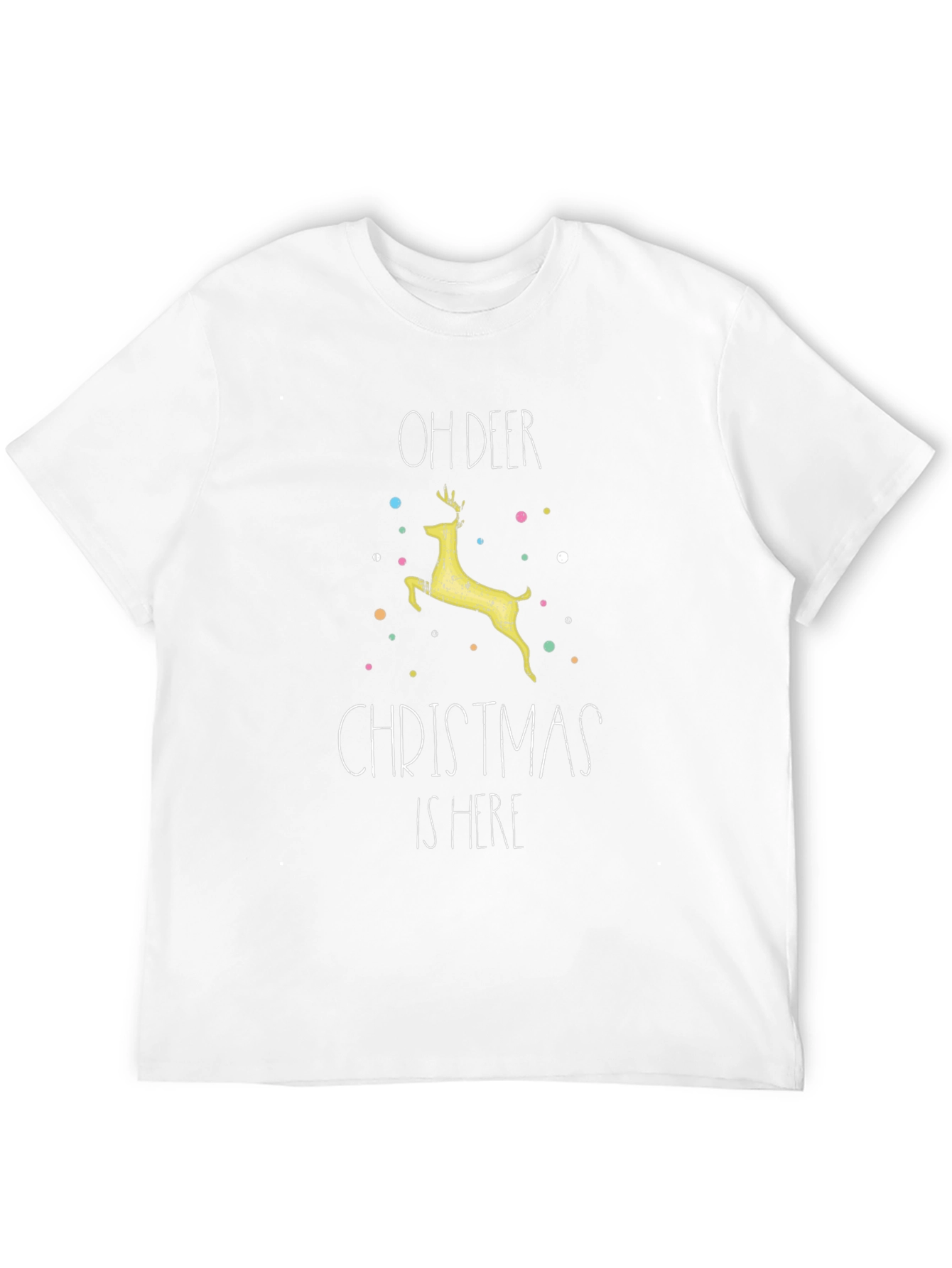 Oh Deer Christmas T-Shirt - Holiday Festive Tee