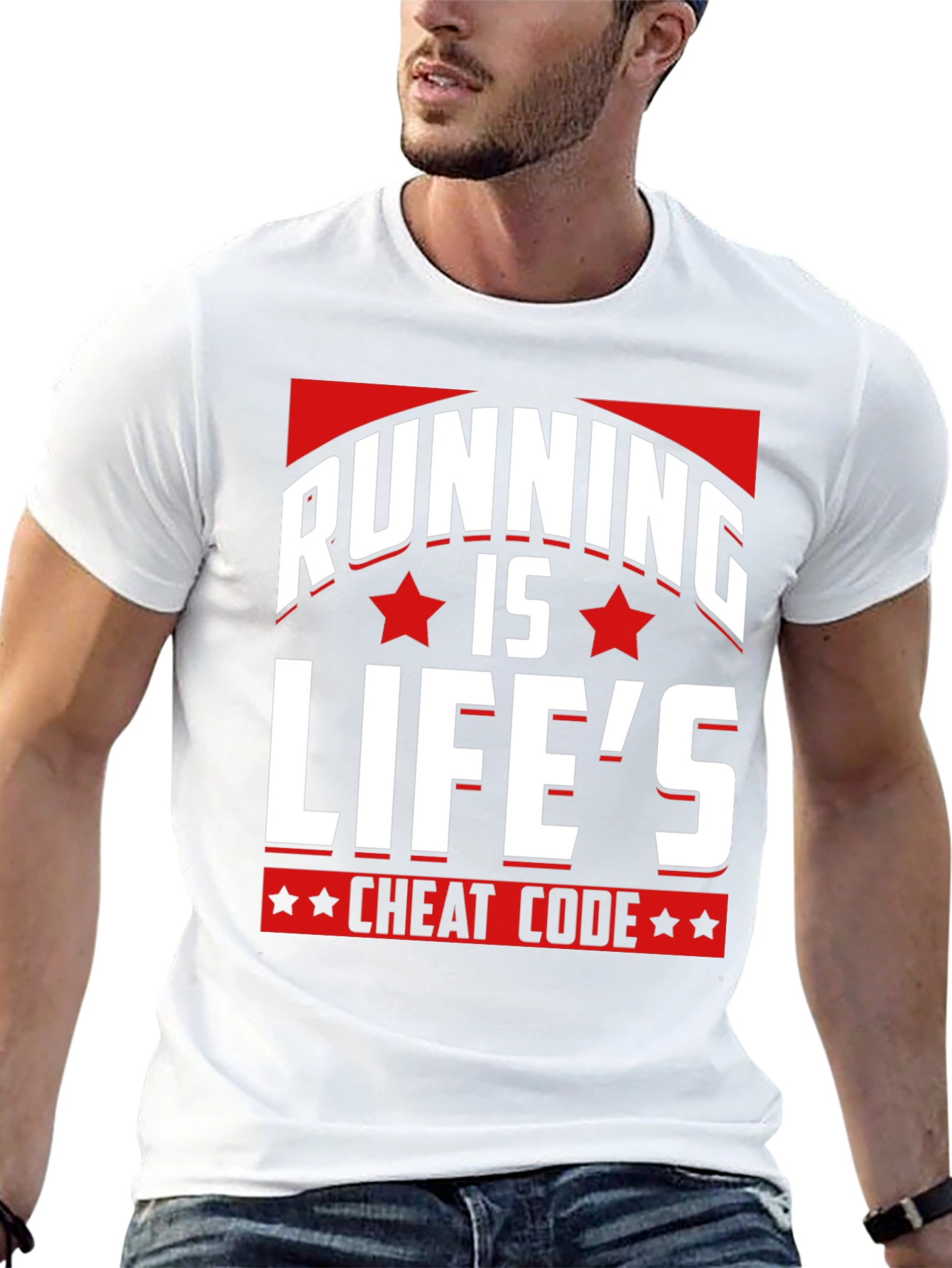 Running is Lifes Cheat Code T-Shirt