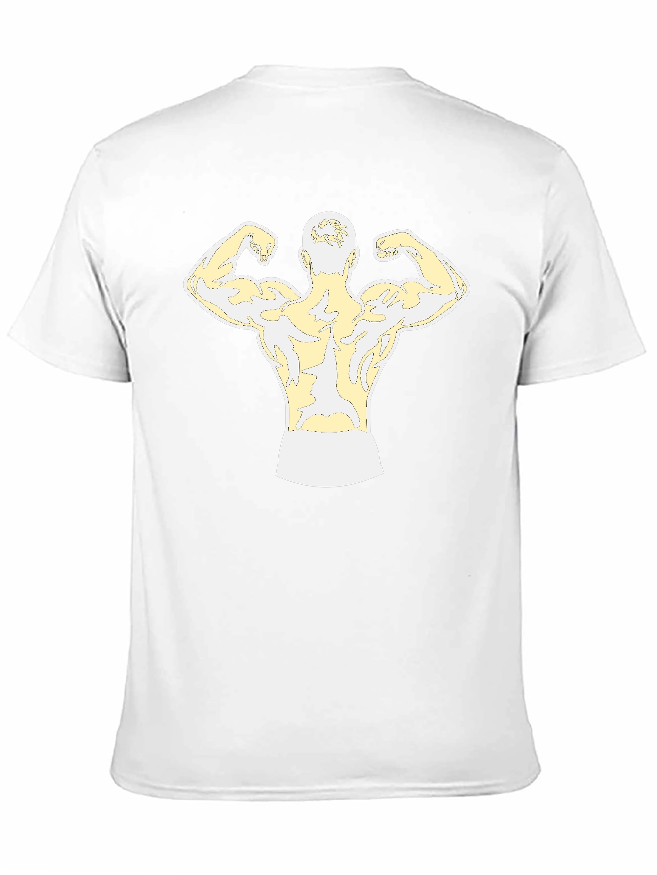 Muscle Man Graphic T-Shirt - Black