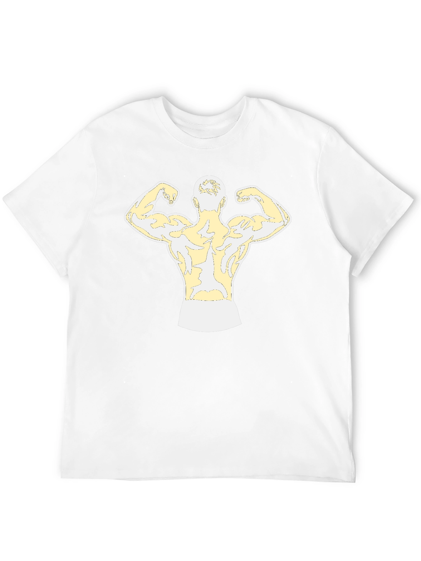 Muscle Man Graphic T-Shirt - Black