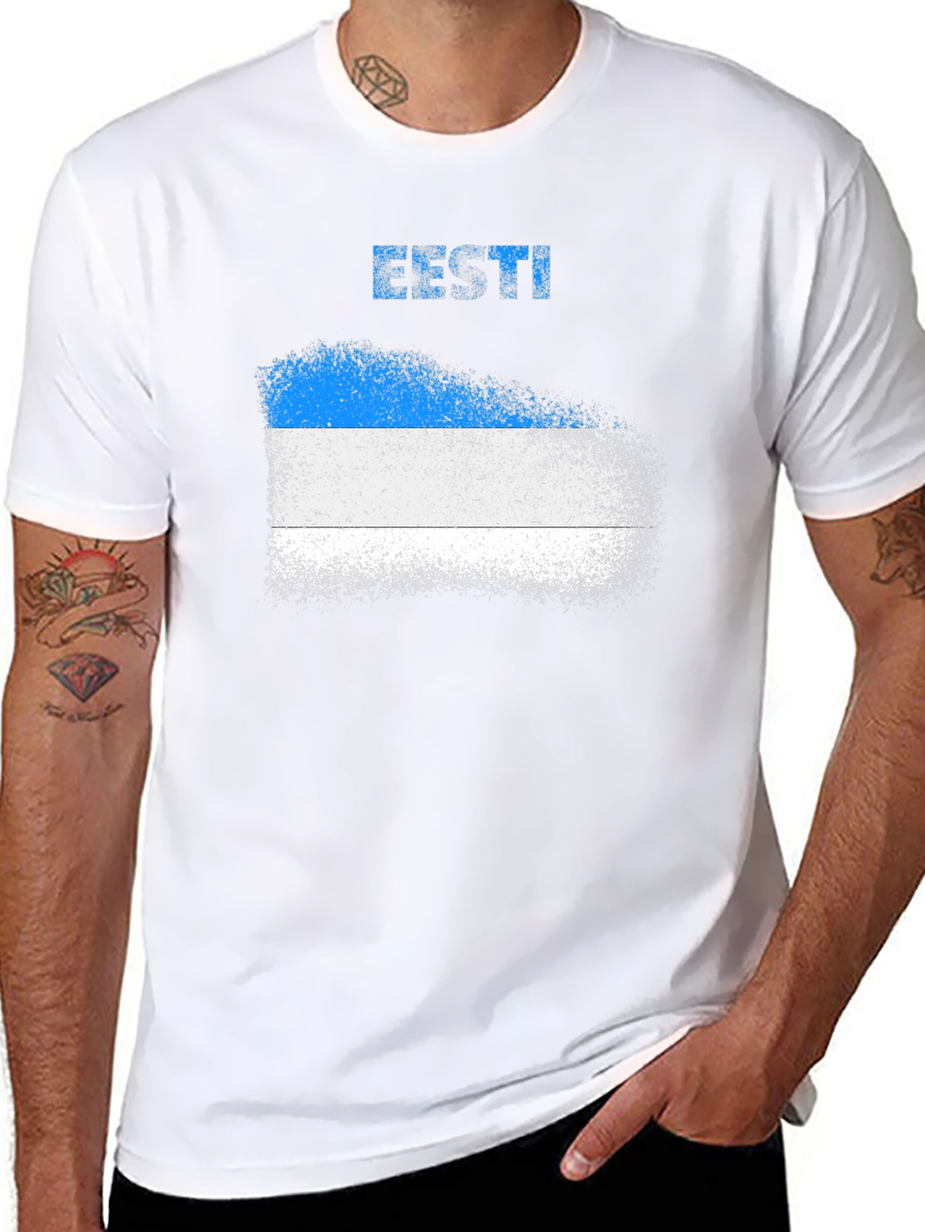 Estonia Flag T-Shirt - Eesti Pride Tee