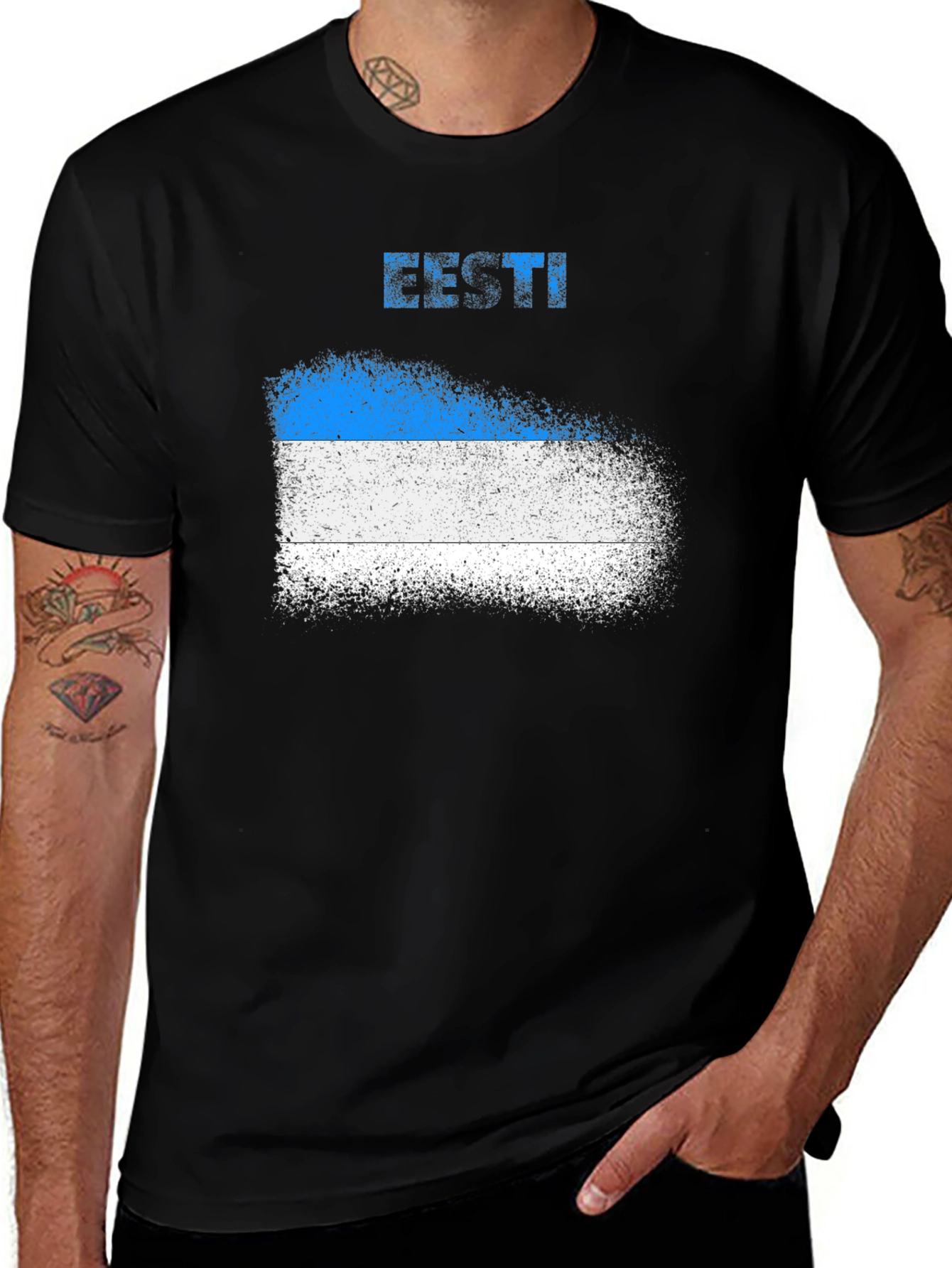 Estonia Flag T-Shirt - Eesti Pride Tee