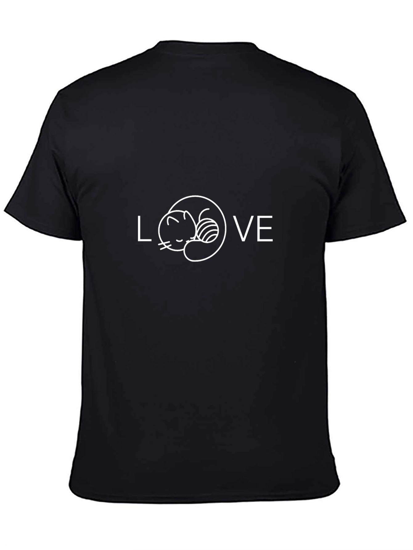 Love Cats Black T-Shirt