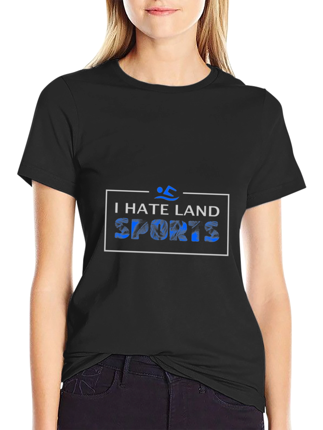 I Hate Land Sports Graphic T-Shirt