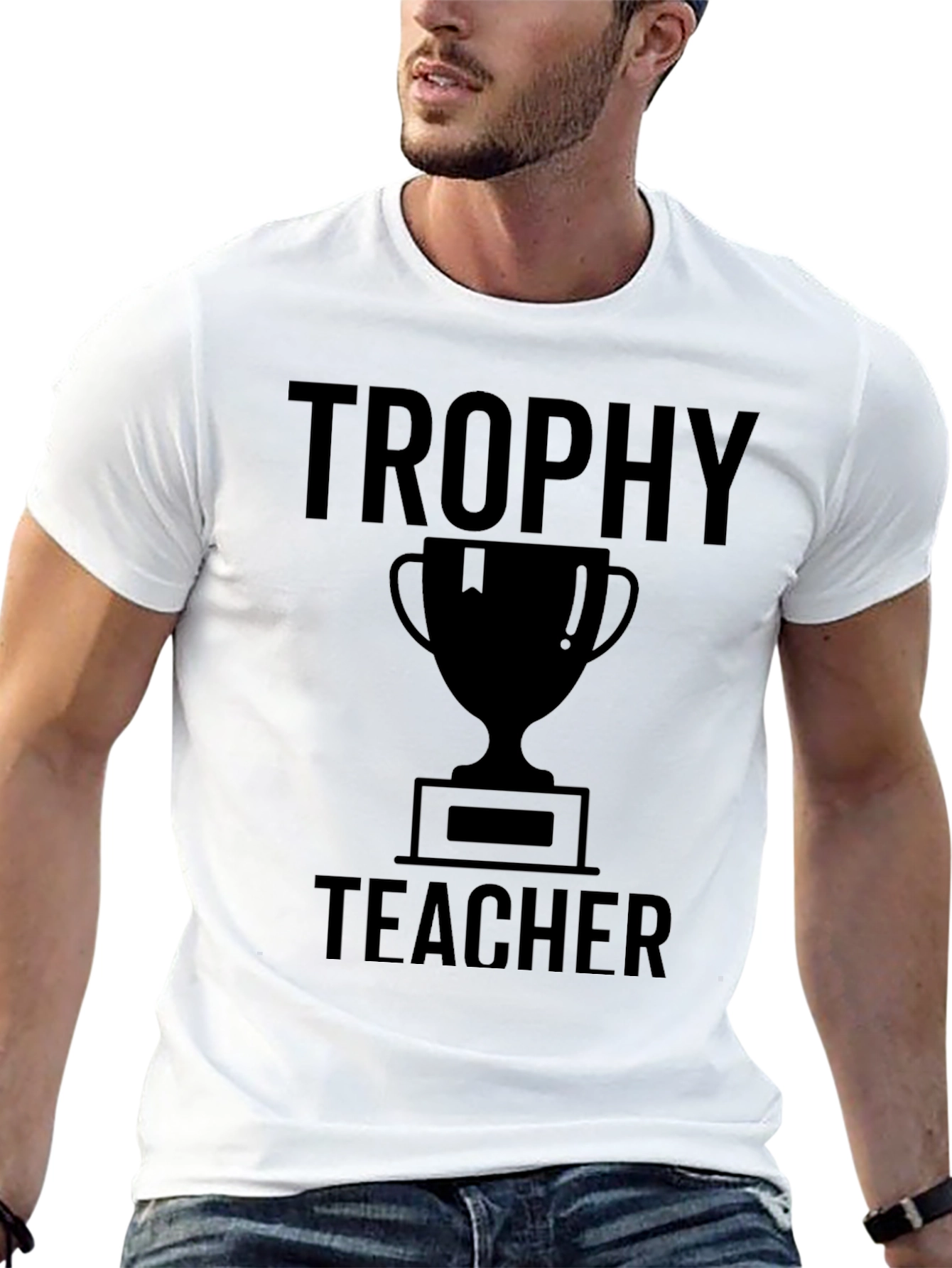 Trophy Teacher Graphic T-Shirt
